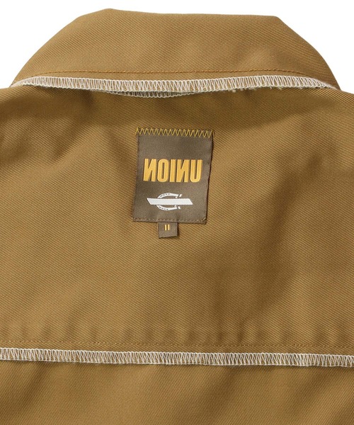 Dickies(ディッキーズ)の「UNION x DICKIES UNION INVERSE SHIRT ユニオントーキョー シャツ(シャツ/ブラウス・メンズ・ベージュ/グリーン/ネイビー・XL/S/L/M)」の4枚目の写真