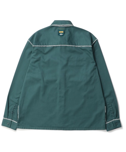 Dickies(ディッキーズ)の「UNION x DICKIES UNION INVERSE SHIRT ユニオントーキョー シャツ(シャツ/ブラウス・メンズ・ベージュ/グリーン/ネイビー・XL/S/L/M)」の5枚目の写真