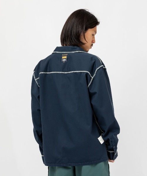 Dickies(ディッキーズ)の「UNION x DICKIES UNION INVERSE SHIRT ユニオントーキョー シャツ(シャツ/ブラウス・メンズ・ベージュ/グリーン/ネイビー・XL/S/L/M)」の18枚目の写真