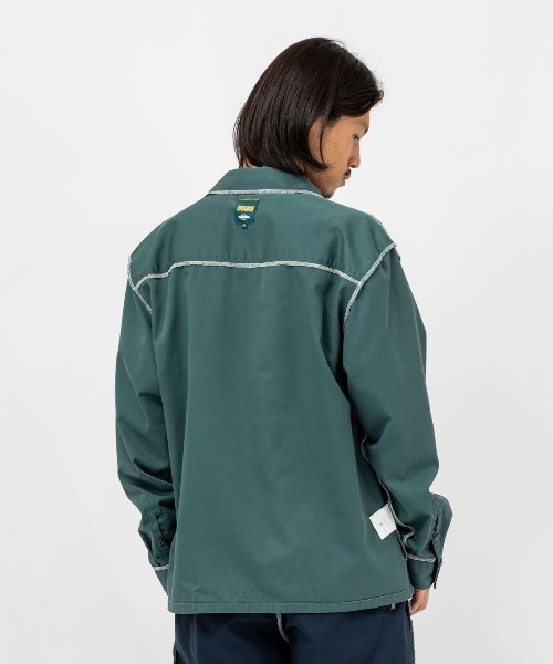 Dickies(ディッキーズ)の「UNION x DICKIES UNION INVERSE SHIRT ユニオントーキョー シャツ(シャツ/ブラウス・メンズ・ベージュ/グリーン/ネイビー・XL/S/L/M)」の20枚目の写真