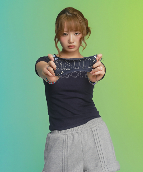 ASON（アズオン）の「MONO REGLAN TEE / NAVY（Tシャツ/カットソー・レディース・その他・FREE）」の7枚目の写真