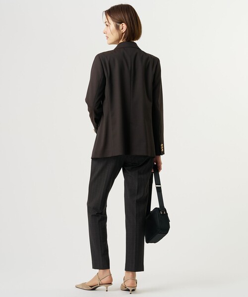 J.PRESS Ladies(J.プレス レディス)の「T/W ギャバ ダブル ジャケット(テーラードジャケット・レディース・ブラウン系/ネイビー系・XS/S)」の13枚目の写真