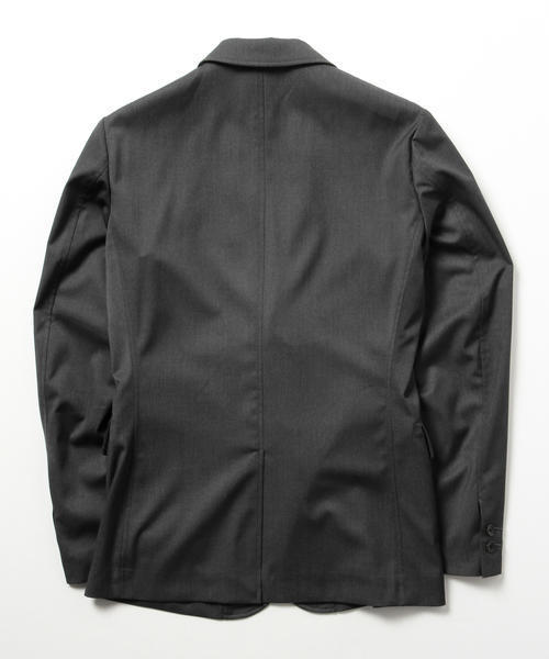 BEAMS(ビームス)の「BEAMS / ナロー ストレッチ 2B ジャケット(テーラードジャケット・メンズ・チャコールグレー/ブラック/ネイビー・MEDIUM/X-LARGE/SMALL/LARGE)」の14枚目の写真