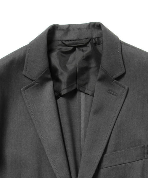 BEAMS(ビームス)の「BEAMS / ナロー ストレッチ 2B ジャケット(テーラードジャケット・メンズ・チャコールグレー/ブラック/ネイビー・MEDIUM/X-LARGE/SMALL/LARGE)」の15枚目の写真