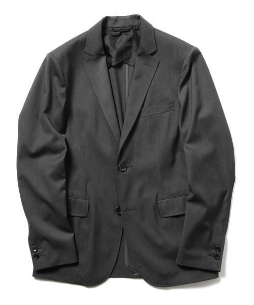 BEAMS(ビームス)の「BEAMS / ナロー ストレッチ 2B ジャケット(テーラードジャケット・メンズ・チャコールグレー/ブラック/ネイビー・MEDIUM/X-LARGE/SMALL/LARGE)」の18枚目の写真