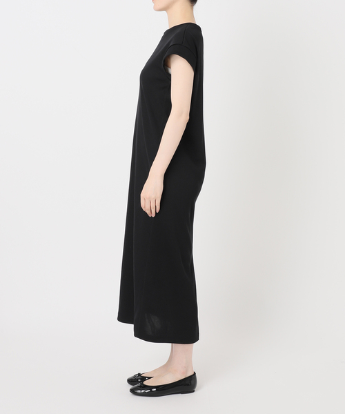 IENA(イエナ)の「フレンチスリーブ Iライン リブワンピース(ワンピース・レディース・チャコールグレー/ブラック・36/38)」の14枚目の写真