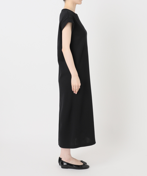 IENA(イエナ)の「フレンチスリーブ Iライン リブワンピース(ワンピース・レディース・チャコールグレー/ブラック・36/38)」の16枚目の写真
