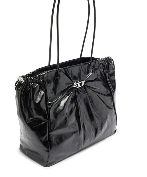 DIESEL(ディーゼル)の「ウィメンズ トートバッグ SCRUNCH-D TOTE E/W(トートバッグ・レディース・ブラック・UNI)」の5枚目の写真