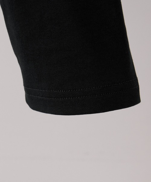 CLEL(クレイル)の「【CLEL】Giza Cotton Boat-Neck T-Shirt / ギザコットン ボートネックTシャツ(ロンT/吸水速乾)(Tシャツ/カットソー・メンズ・グレー系1/ホワイト/ブラック/グレー系・XS/L/M/S)」の12枚目の写真
