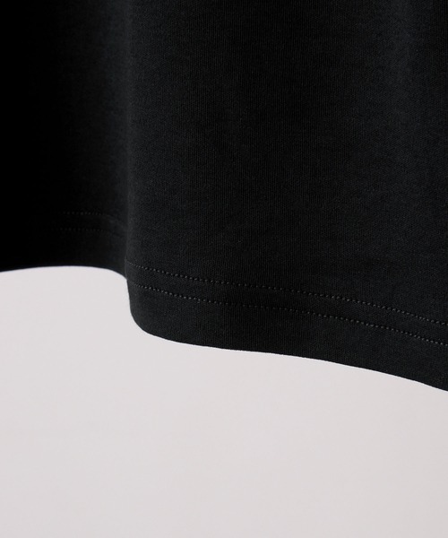 CLEL(クレイル)の「【CLEL】Giza Cotton Boat-Neck T-Shirt / ギザコットン ボートネックTシャツ(ロンT/吸水速乾)(Tシャツ/カットソー・メンズ・グレー系1/ホワイト/ブラック/グレー系・XS/L/M/S)」の13枚目の写真