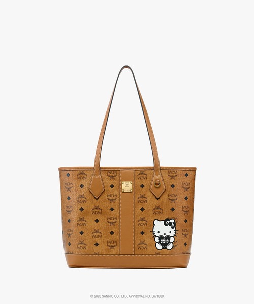 MCM(エムシーエム)の「MCM x HELLO KITTY Liz ショッパーバッグ(トートバッグ・レディース・ベージュ/ブラック・ONE SIZE)」の1枚目の写真