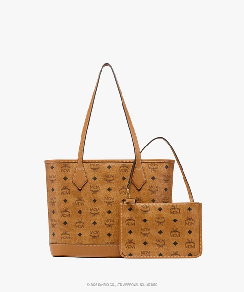 MCM(エムシーエム)の「MCM x HELLO KITTY Liz ショッパーバッグ(トートバッグ・レディース・ベージュ/ブラック・ONE SIZE)」の5枚目の写真