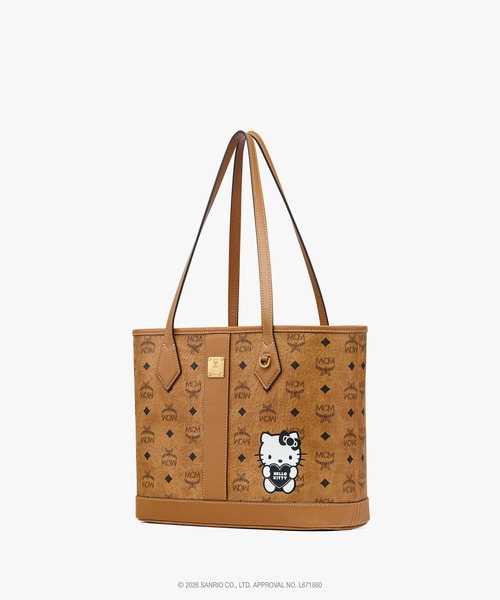 MCM(エムシーエム)の「MCM x HELLO KITTY Liz ショッパーバッグ(トートバッグ・レディース・ベージュ/ブラック・ONE SIZE)」の7枚目の写真