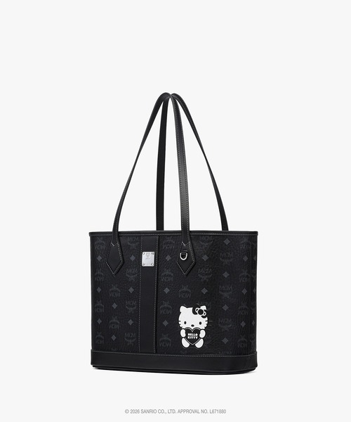 MCM(エムシーエム)の「MCM x HELLO KITTY Liz ショッパーバッグ(トートバッグ・レディース・ベージュ/ブラック・ONE SIZE)」の12枚目の写真