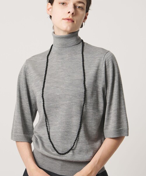 LOEFF(ロエフ)の「【別注】<Haute Joaillerie AKIO MORI>オニキス ロングネックレス 6×120(ネックレス・レディース・ブラック・FREE)」の3枚目の写真