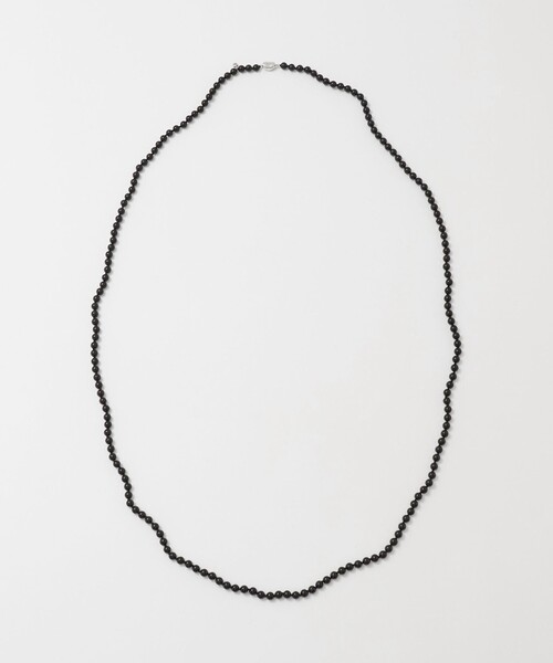 LOEFF(ロエフ)の「【別注】<Haute Joaillerie AKIO MORI>オニキス ロングネックレス 6×120(ネックレス・レディース・ブラック・FREE)」の5枚目の写真