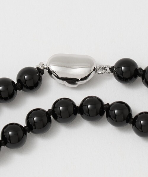 LOEFF(ロエフ)の「【別注】<Haute Joaillerie AKIO MORI>オニキス ロングネックレス 6×120(ネックレス・レディース・ブラック・FREE)」の7枚目の写真