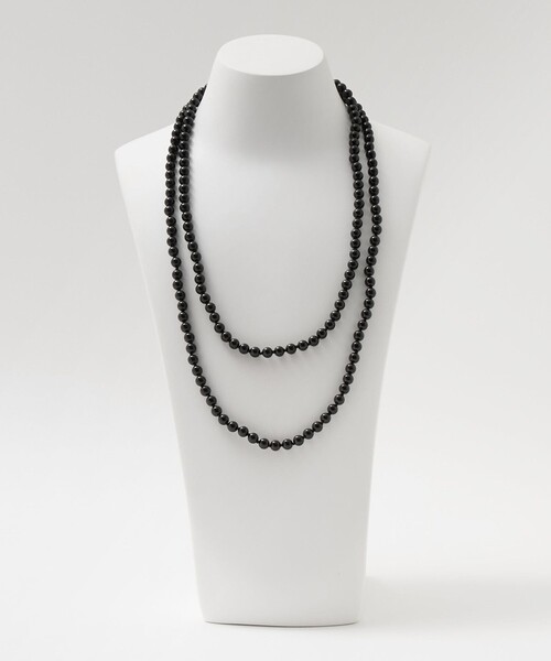 LOEFF(ロエフ)の「【別注】<Haute Joaillerie AKIO MORI>オニキス ロングネックレス 6×120(ネックレス・レディース・ブラック・FREE)」の10枚目の写真