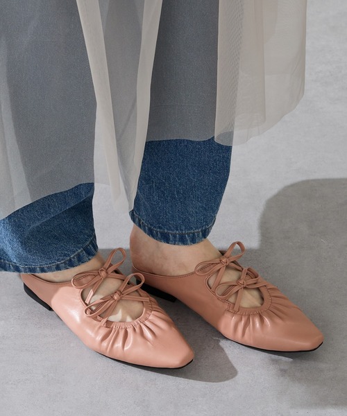 WA ORiental TRaffic(ダブルエーオリエンタルトラフィック)の「ダブル リボン ミュール パンプス /62311(パンプス・レディース・ブラック/ピンク・LL/L/M/S)」の17枚目の写真