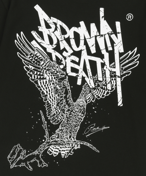 BROWNBREATH(ブラウンブレス)の「BB HERITAGE EAGLE TAG TEE - BLACK(Tシャツ/カットソー・レディース・その他・SMALL/MEDIUM/LARGE/X-LARGE)」の6枚目の写真
