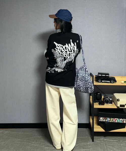 BROWNBREATH(ブラウンブレス)の「BB HERITAGE EAGLE TAG TEE - BLACK(Tシャツ/カットソー・レディース・その他・SMALL/MEDIUM/LARGE/X-LARGE)」の12枚目の写真