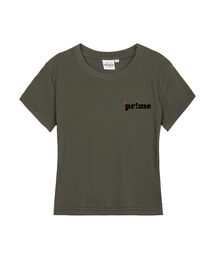 MINI HEART PRIME レディース スリムフィット 半袖Tシャツ 5 COLORS