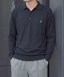 【U.S. POLO ASSN.】ワンポイント刺繍 ベーシック ポロセーター
