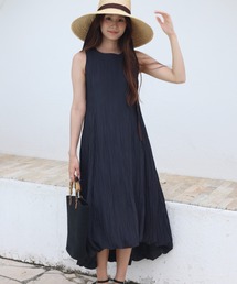 WASHER SATIN MIDI DRESS(ワッシャーサテンミディドレス)
