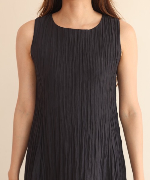 BIRTHDAY BASH（バースデイバッシュ）の「WASHER SATIN MIDI DRESS（ワッシャーサテンミディドレス）（ワンピース・レディース・ブラック/ピンク・S/M）」の10枚目の写真