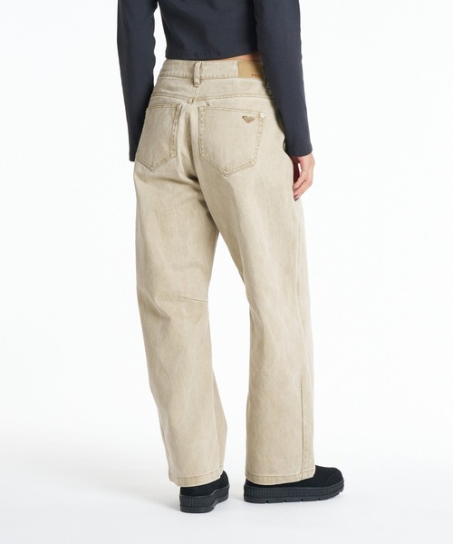 ROXY（ロキシー）の「ROXY TIDAL TWILL PANTS ウォッシュドバレルパンツ 【2026年秋冬モデル】/ロキシー（その他パンツ・レディース・パープル/レオパード/ベージュ・MEDIUM/LARGE/SMALL）」の5枚目の写真