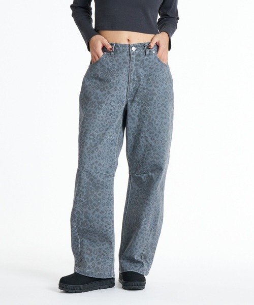 ROXY（ロキシー）の「ROXY TIDAL TWILL PANTS ウォッシュドバレルパンツ 【2026年秋冬モデル】/ロキシー（その他パンツ・レディース・パープル/レオパード/ベージュ・MEDIUM/LARGE/SMALL）」の15枚目の写真