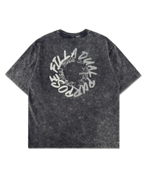 BUNKERBUSTER（バンカーバスター）の「スノーウォッシングサークルグラフィック半袖Tシャツ MQ2TU281_CHARCOAL（Tシャツ/カットソー）」