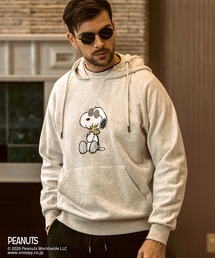 1PIU1UGUALE3 RELAX(ウノピゥウノウグァーレトレ リラックス)【スヌーピー】ジョー・クルー&ウッドストック フーディー