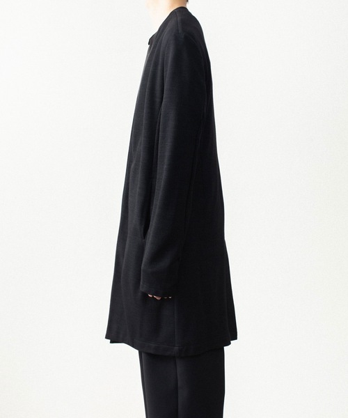 ATTACHMENT(アタッチメント)の「【LIMITED】W/NYスムース ロングカーディガン / W/NY SMOOTH LONG CARDIGAN(カーディガン/ボレロ・メンズ・ダークグレー/ブラック・4/3/1/2)」の14枚目の写真