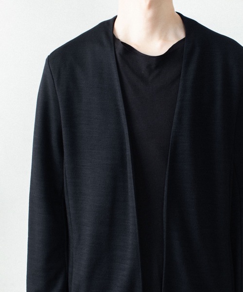 ATTACHMENT(アタッチメント)の「【LIMITED】W/NYスムース ロングカーディガン / W/NY SMOOTH LONG CARDIGAN(カーディガン/ボレロ・メンズ・ダークグレー/ブラック・4/3/1/2)」の17枚目の写真