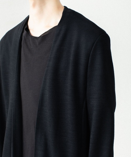 ATTACHMENT(アタッチメント)の「【LIMITED】W/NYスムース ロングカーディガン / W/NY SMOOTH LONG CARDIGAN(カーディガン/ボレロ・メンズ・ダークグレー/ブラック・4/3/1/2)」の18枚目の写真