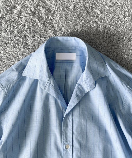 NEONSIGN(ネオンサイン)の「NEONSIGN Unfinished shirt 2.0(シャツ/ブラウス・メンズ・パープル/サックスブルー・44/46)」の11枚目の写真