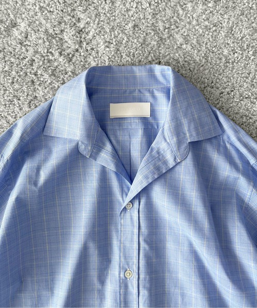 NEONSIGN(ネオンサイン)の「NEONSIGN Unfinished shirt 2.0(シャツ/ブラウス・メンズ・パープル/サックスブルー・44/46)」の9枚目の写真