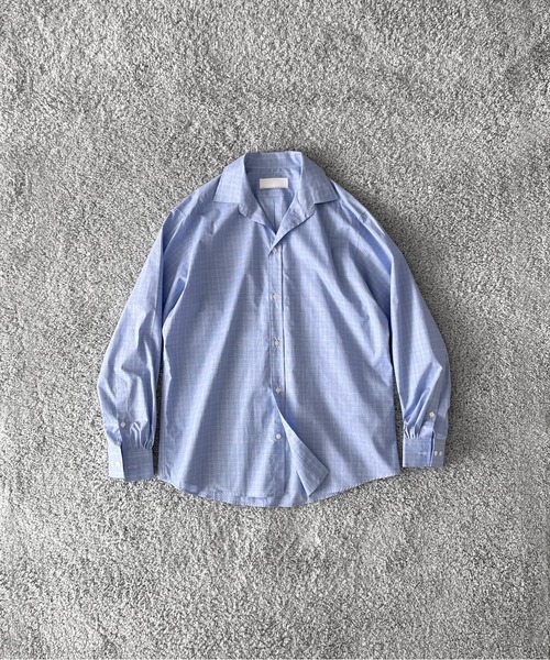 NEONSIGN(ネオンサイン)の「NEONSIGN Unfinished shirt 2.0(シャツ/ブラウス・メンズ・パープル/サックスブルー・44/46)」の8枚目の写真