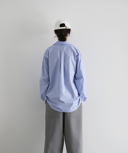 NEONSIGN(ネオンサイン)の「NEONSIGN Unfinished shirt 2.0(シャツ/ブラウス・メンズ・パープル/サックスブルー・44/46)」の13枚目の写真