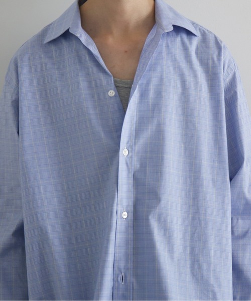 NEONSIGN(ネオンサイン)の「NEONSIGN Unfinished shirt 2.0(シャツ/ブラウス・メンズ・パープル/サックスブルー・44/46)」の15枚目の写真
