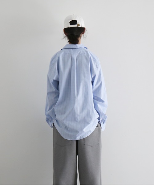 NEONSIGN(ネオンサイン)の「NEONSIGN Unfinished shirt 2.0(シャツ/ブラウス・メンズ・パープル/サックスブルー・44/46)」の3枚目の写真