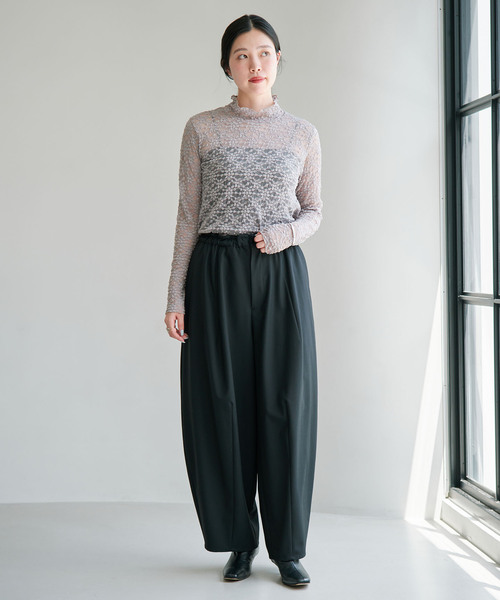 IENA(イエナ)の「トロコクーンパンツ(その他パンツ・レディース・ブラック/ブラウン/チャコールグレー・36/34/38/40)」の5枚目の写真