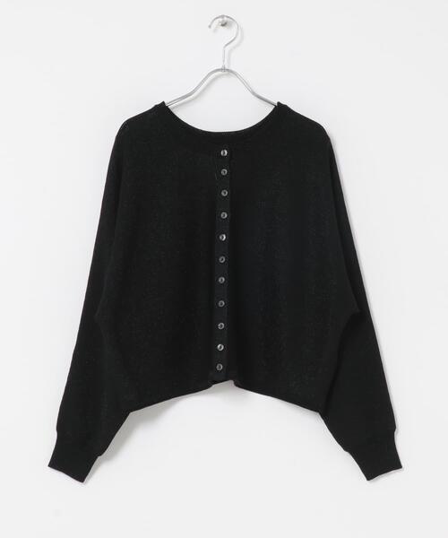 URBAN RESEARCH ROSSO WOMEN(アーバンリサーチ ロッソ)の「Torrazzo Donna LAMEYARN DOLMAN SLEEVE KNIT(ニット/セーター・レディース・ブラウン/ゴールド/ブラック・FREE)」の2枚目の写真
