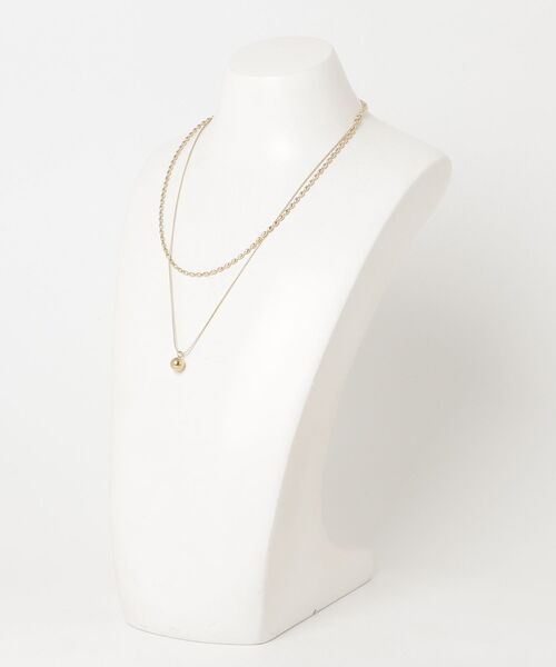 ROSE BUD(ローズバッド)の「DOUBLE NECKLACE(ネックレス・レディース・ゴールド/シルバー・ONE SIZE)」の11枚目の写真