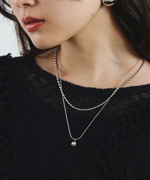 ROSE BUD | DOUBLE NECKLACE(ネックレス)