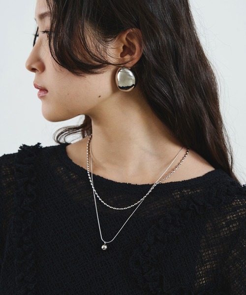 ROSE BUD(ローズバッド)の「DOUBLE NECKLACE(ネックレス・レディース・ゴールド/シルバー・ONE SIZE)」の5枚目の写真