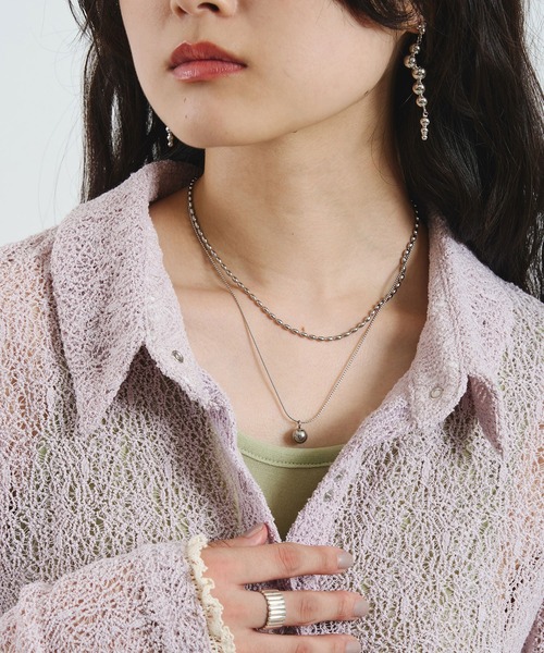 ROSE BUD(ローズバッド)の「DOUBLE NECKLACE(ネックレス・レディース・ゴールド/シルバー・ONE SIZE)」の6枚目の写真