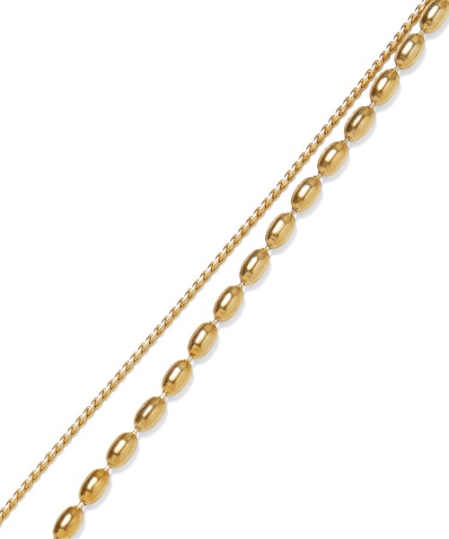 ROSE BUD(ローズバッド)の「DOUBLE NECKLACE(ネックレス・レディース・ゴールド/シルバー・ONE SIZE)」の9枚目の写真