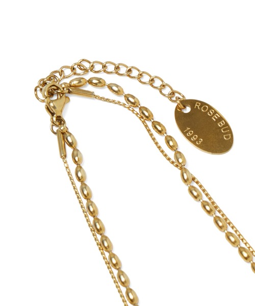 ROSE BUD(ローズバッド)の「DOUBLE NECKLACE(ネックレス・レディース・ゴールド/シルバー・ONE SIZE)」の10枚目の写真
